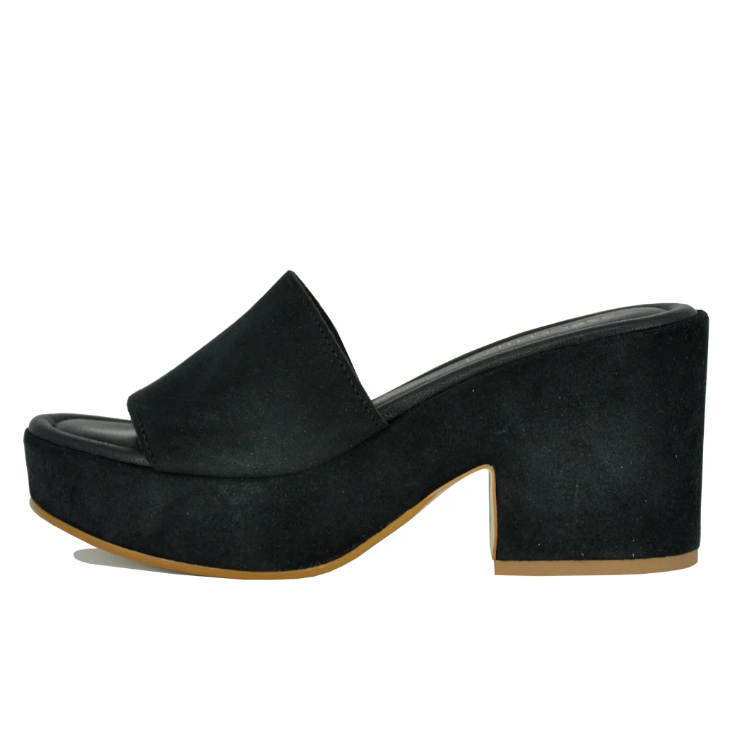 Sterling Suede Platform Slide - Image 4