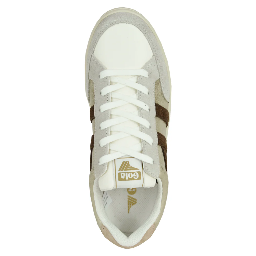 SuperSlamBlaze-YT Gold Dark Brown Sneaker - Image 3