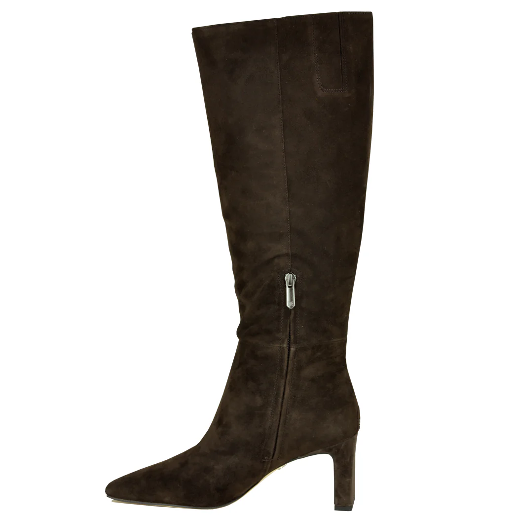 Sylvia Suede Tall Heel Boot - Image 4