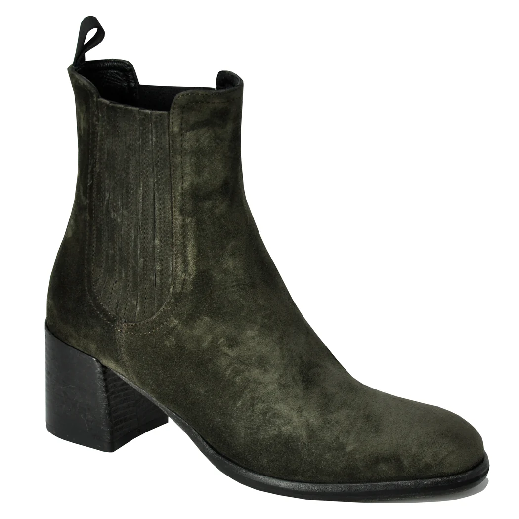Tessa Suede Heel Boot