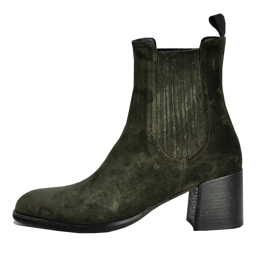 Tessa Suede Heel Boot - Image 4
