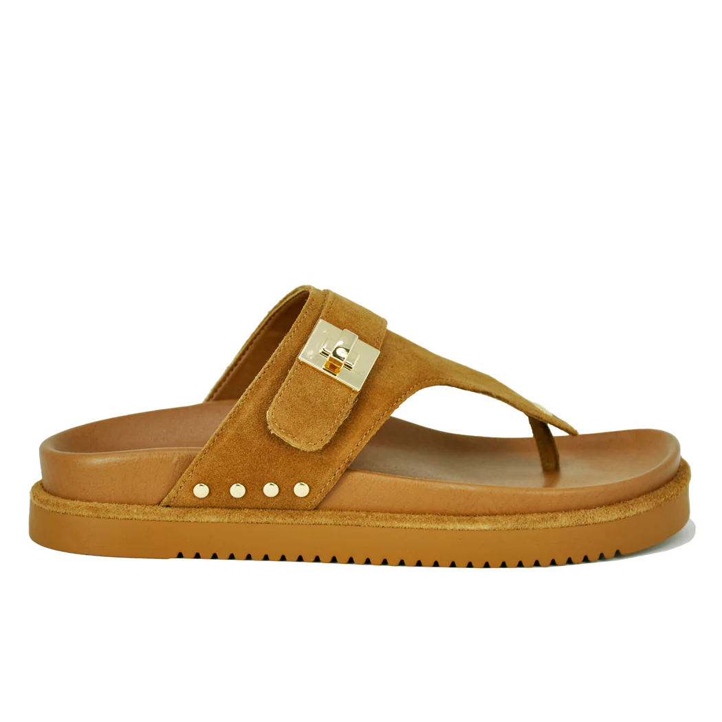 Thona Suede Ornament Footbed Thong - Image 2