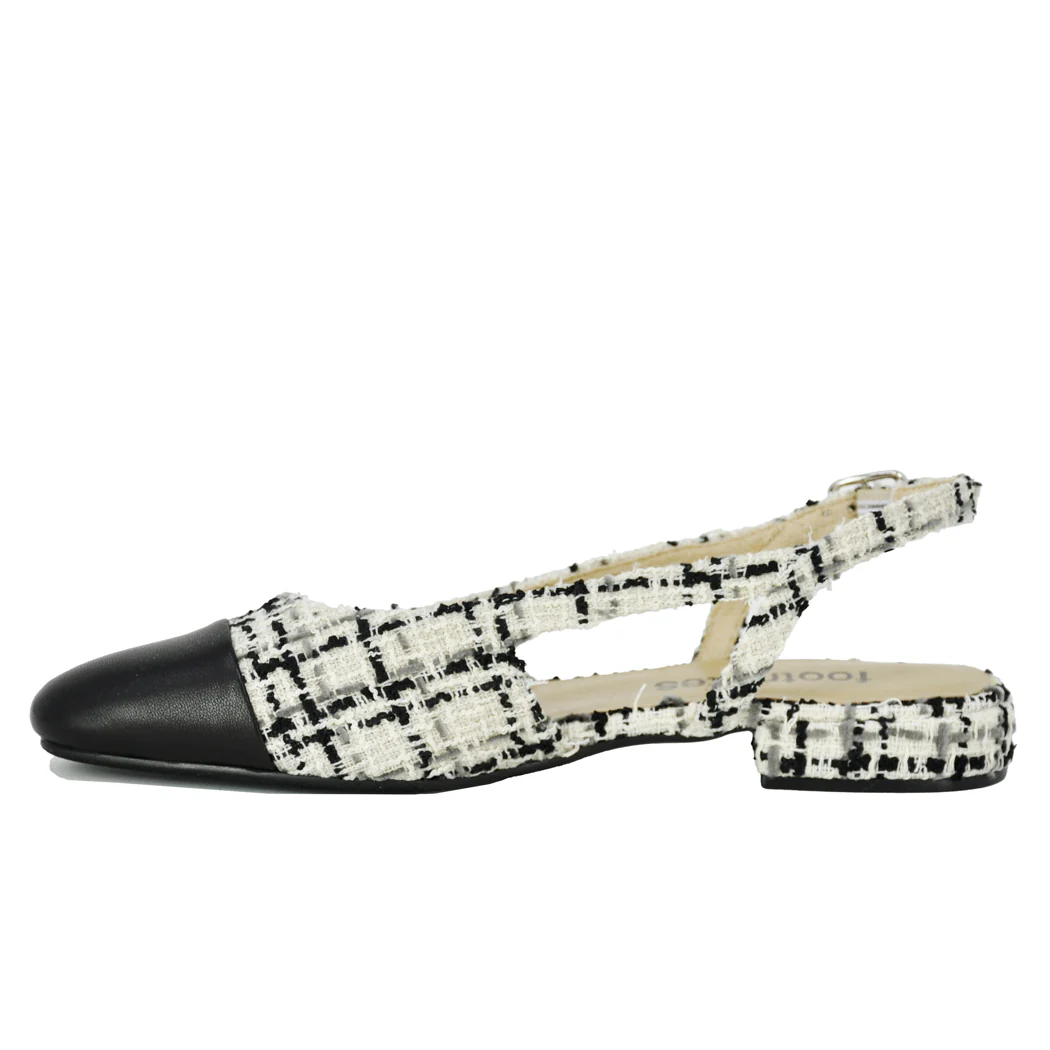 Tisha Boucle Cap Toe Sling - Image 4