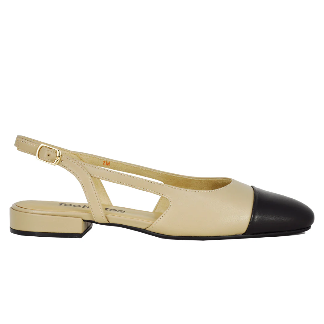 Tisha Leather Cap Toe Slingback - Image 2