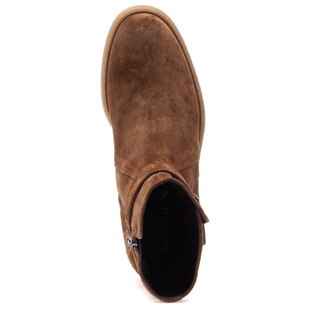 Tori Suede Crepe Platform Bootie - Image 4