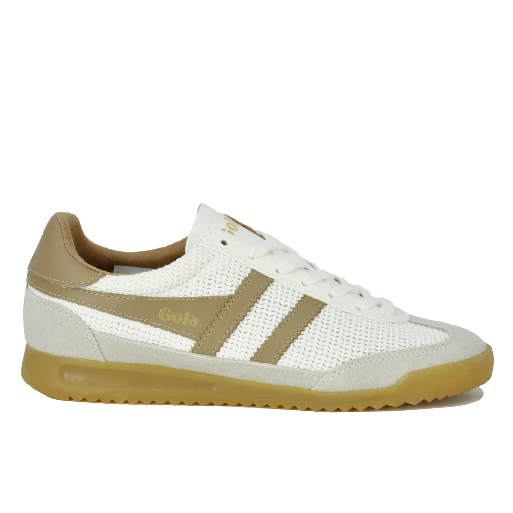 Tornado-Zephyr Perforated White Light Caramel Sneaker - Image 2