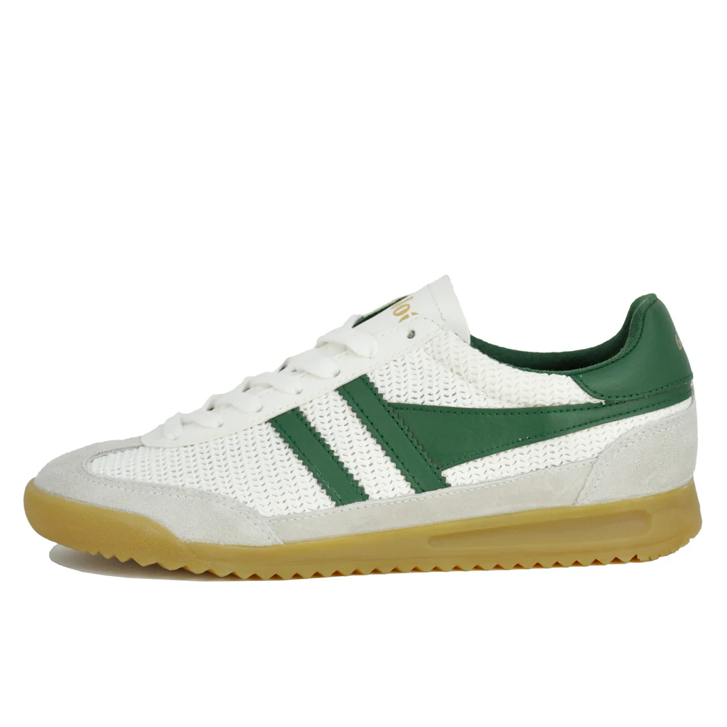 Tornado-Zephyr Perforated White Evergreen Sneaker - Image 4