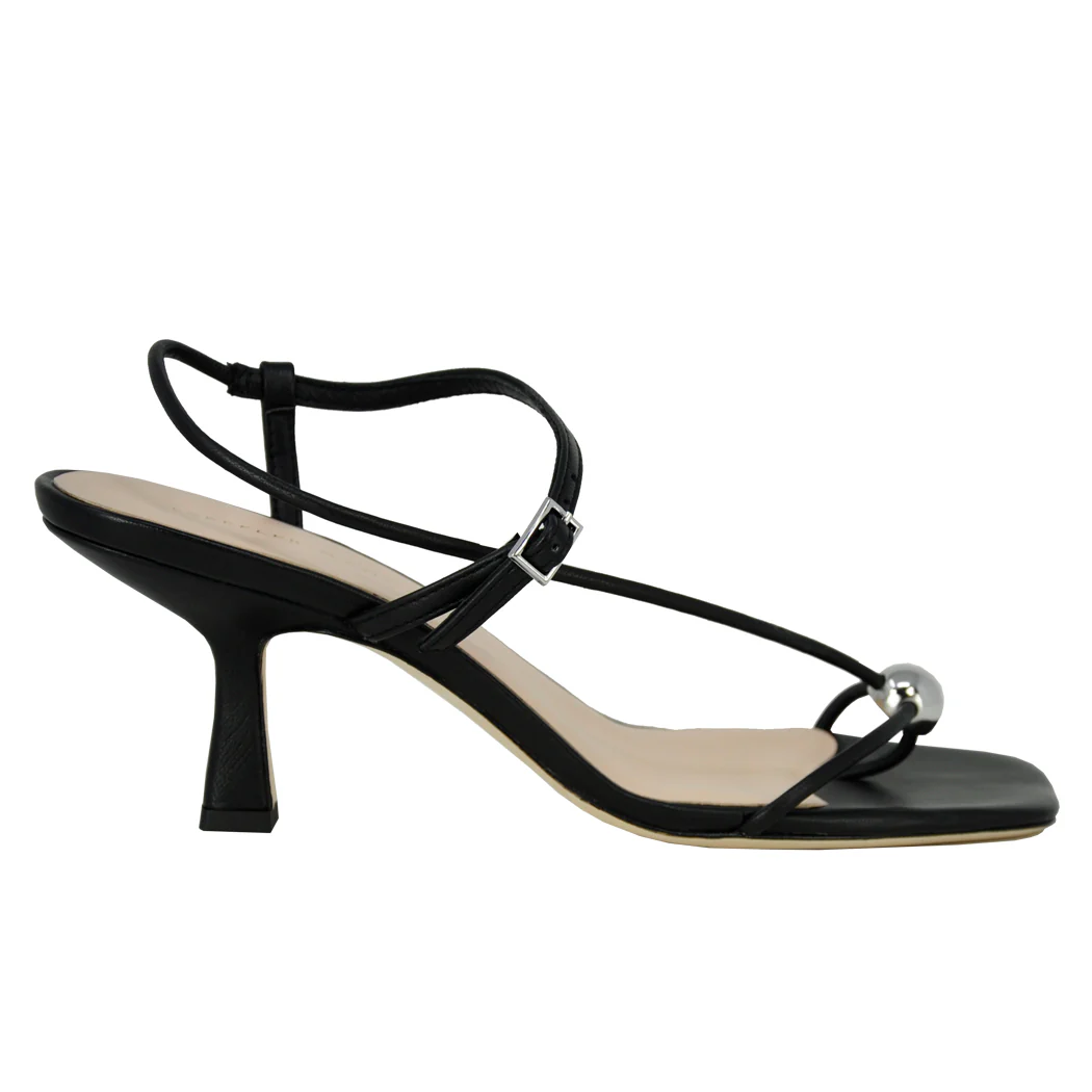 Triana Leather Strappy Heel Sandal - Image 2