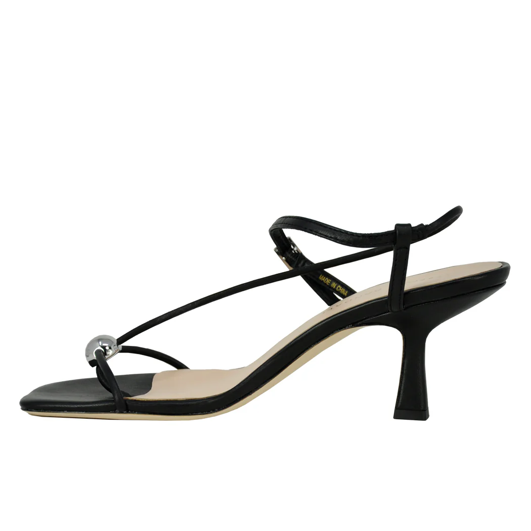 Triana Leather Strappy Heel Sandal - Image 4