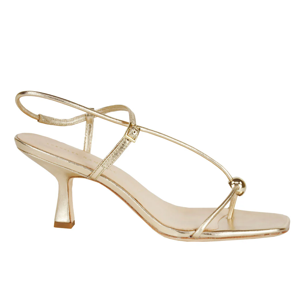 Triana Leather Strappy Heel Sandal - Image 2