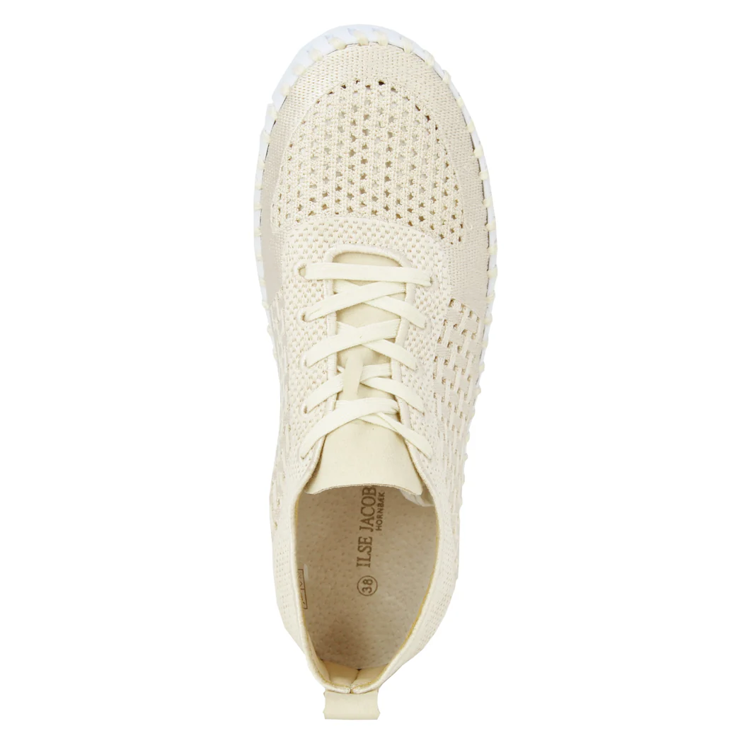 Tulip-4271 Knit Tie Platform Sneaker - Image 3