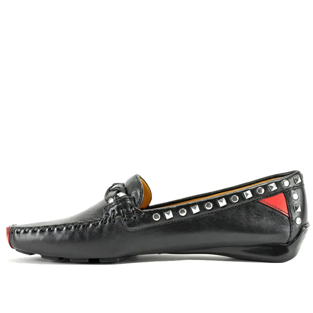 Twisted Galaxy Leather Studded Driving Moc - Image 4
