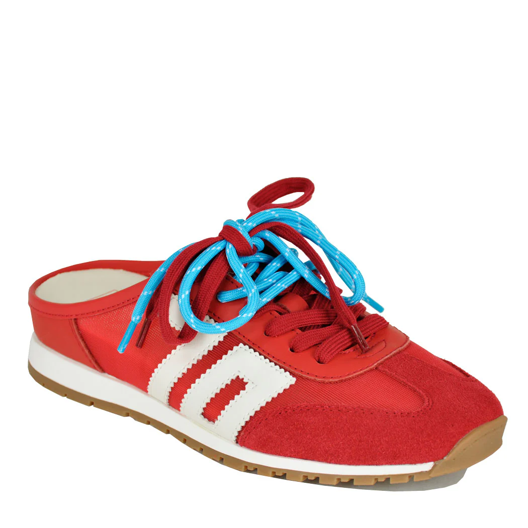 Venice-612 Mesh Tie Mule Sneaker