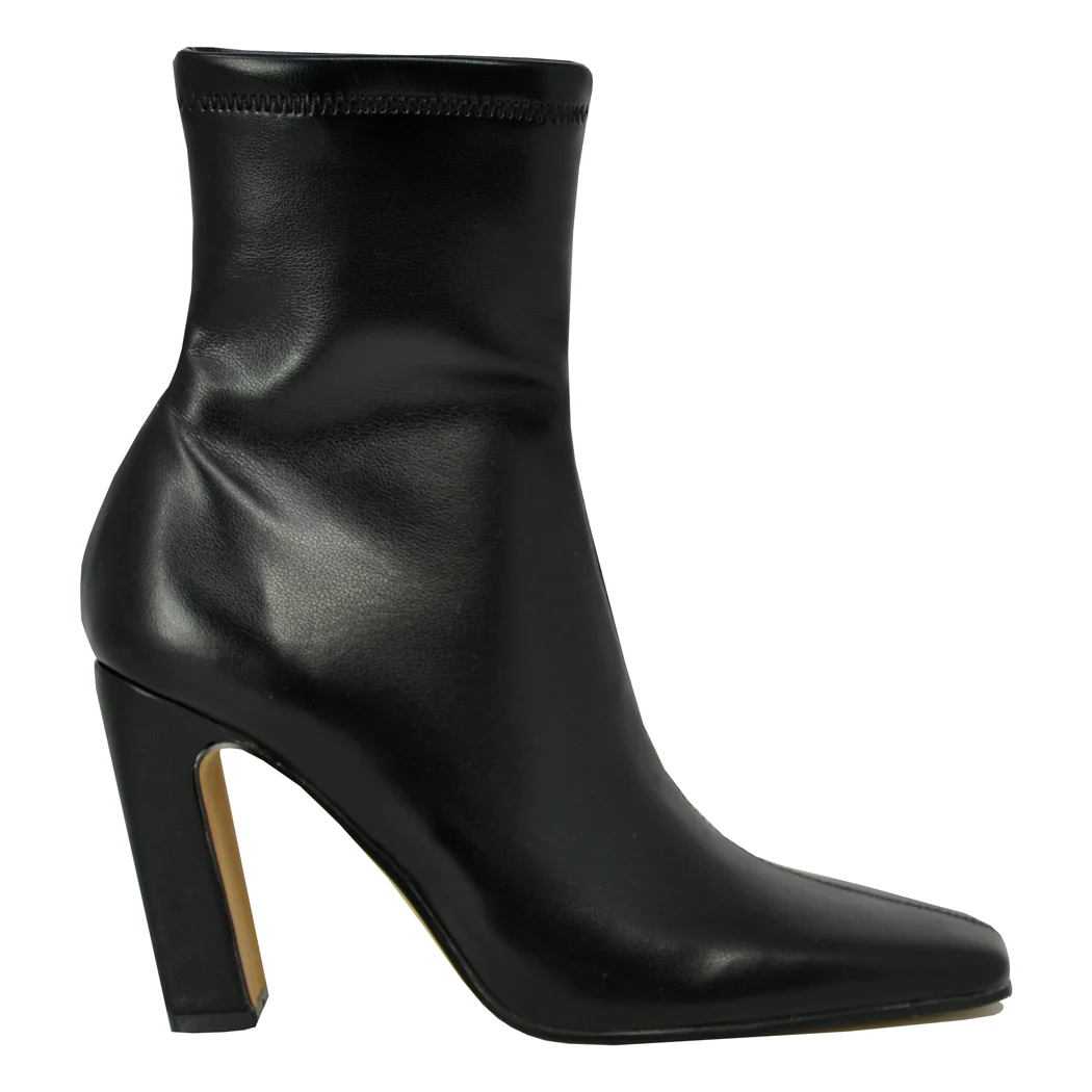 Vinka Leather Heel Bootie - Image 2