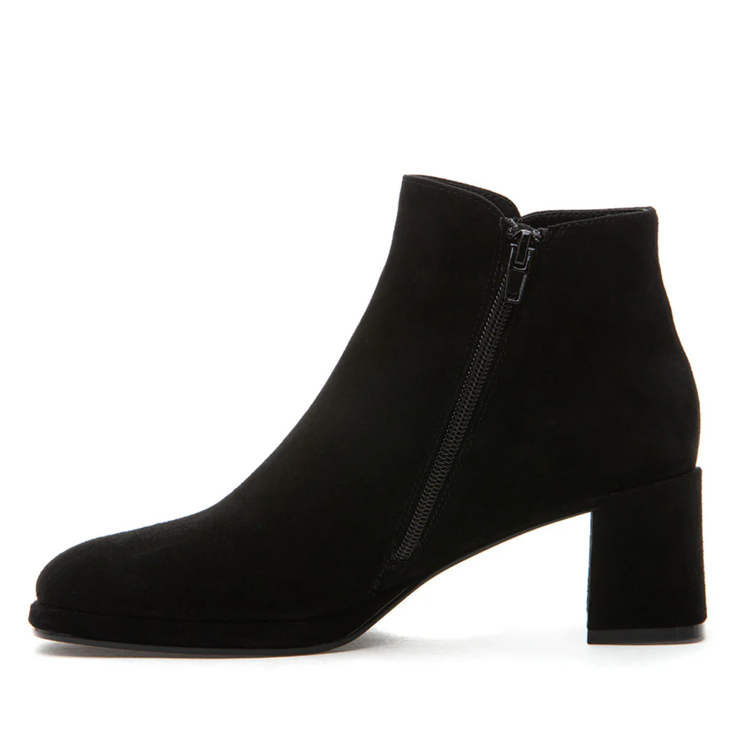 Visk Suede Heel Platform Boot - Image 4