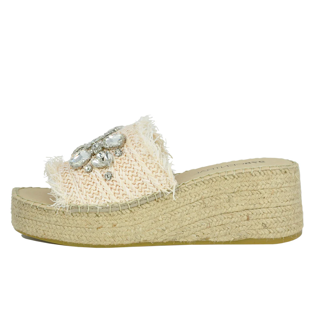 Vivien Jeweled Espadrille Slide - Image 4