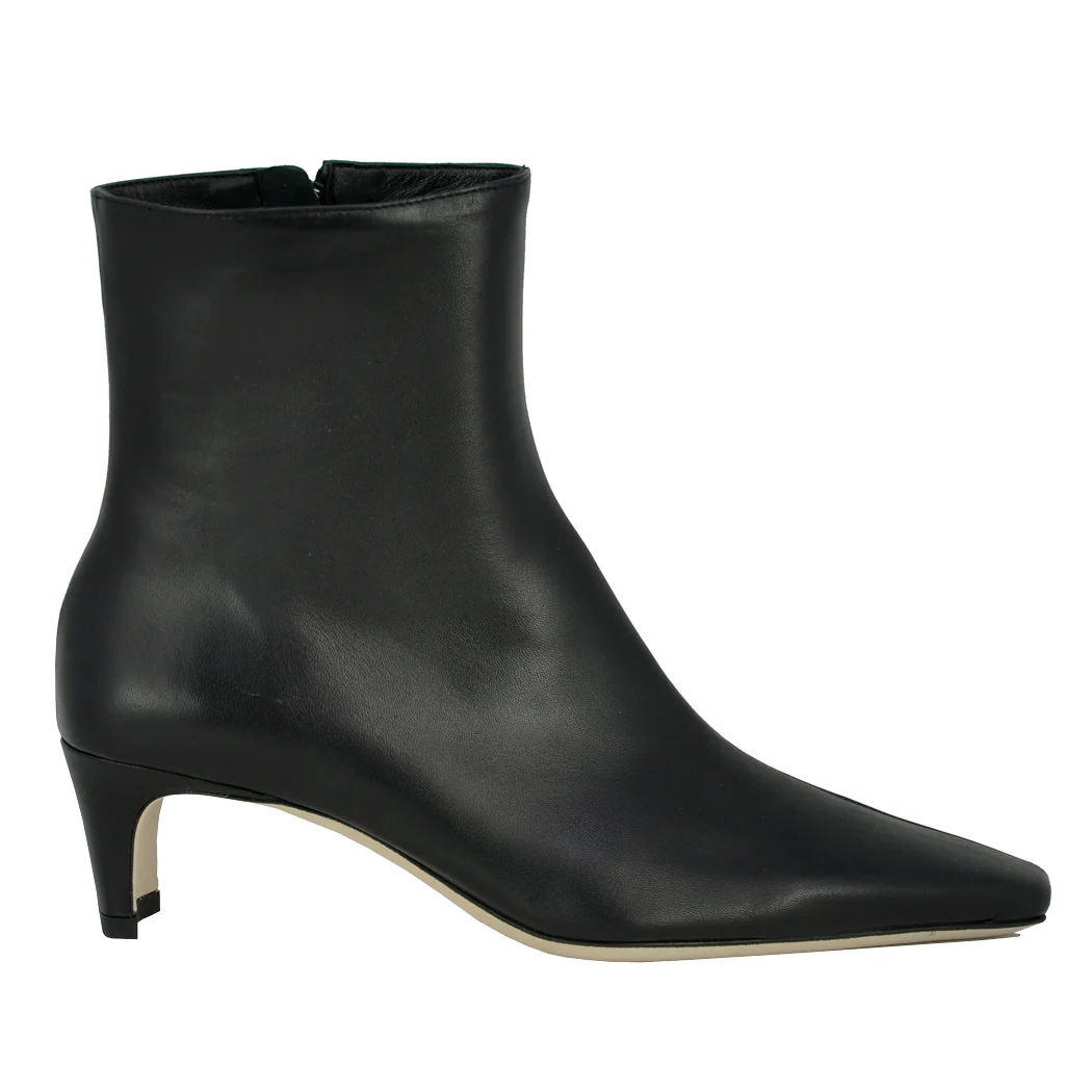 Wally Ankle Leather Heel Bootie - Image 3