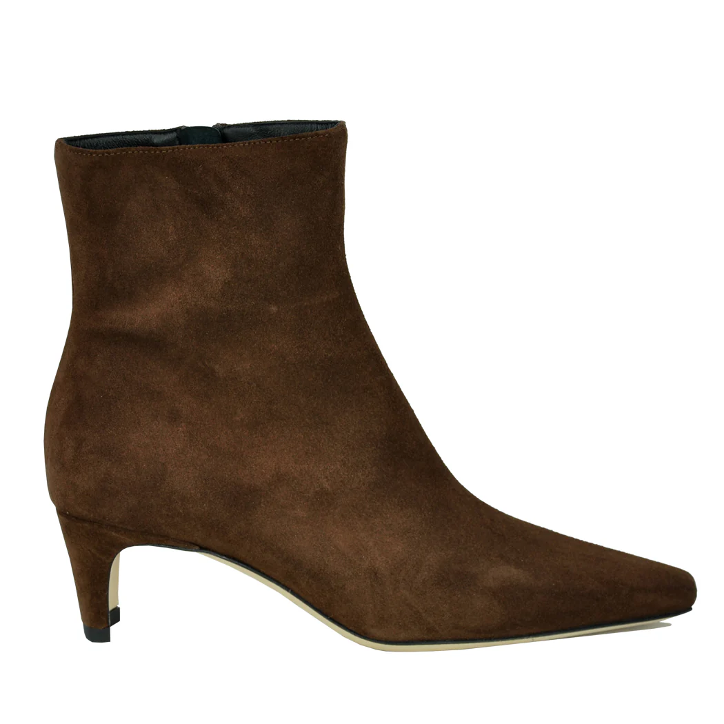 Wally-AnkleBoot Suede Ankle Heel Bootie - Image 3