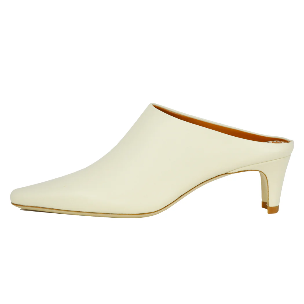 Wally Mule Leather Heel Mule - Image 4