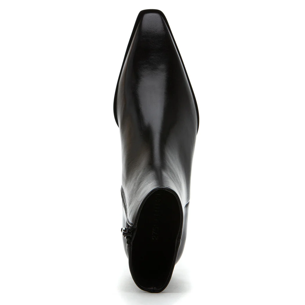 Zev Leather Block Heel Boot - Image 3