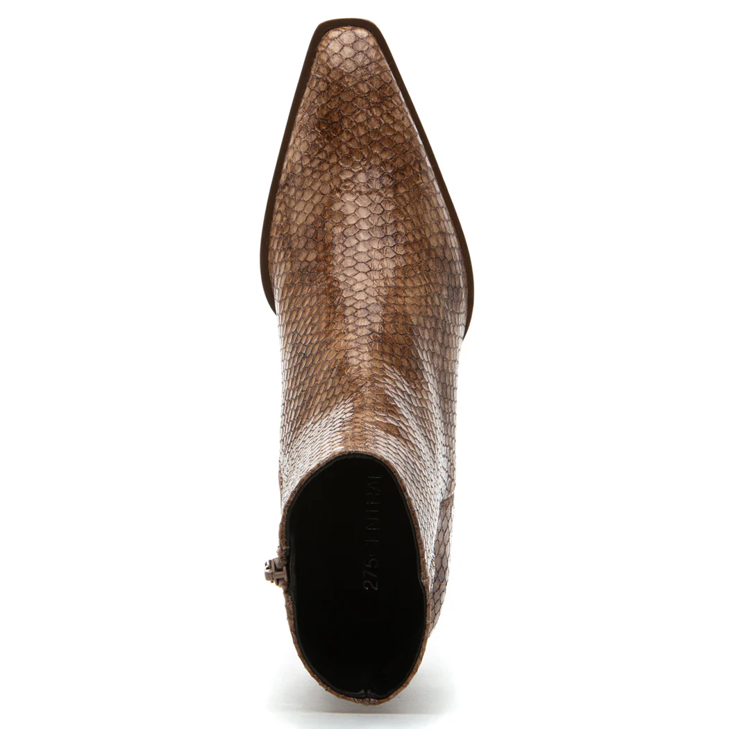 Zev Snake Block Heel Boot - Image 3