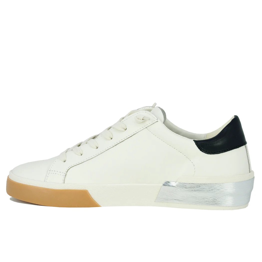 Zina Leather Tie Sneaker - Image 4