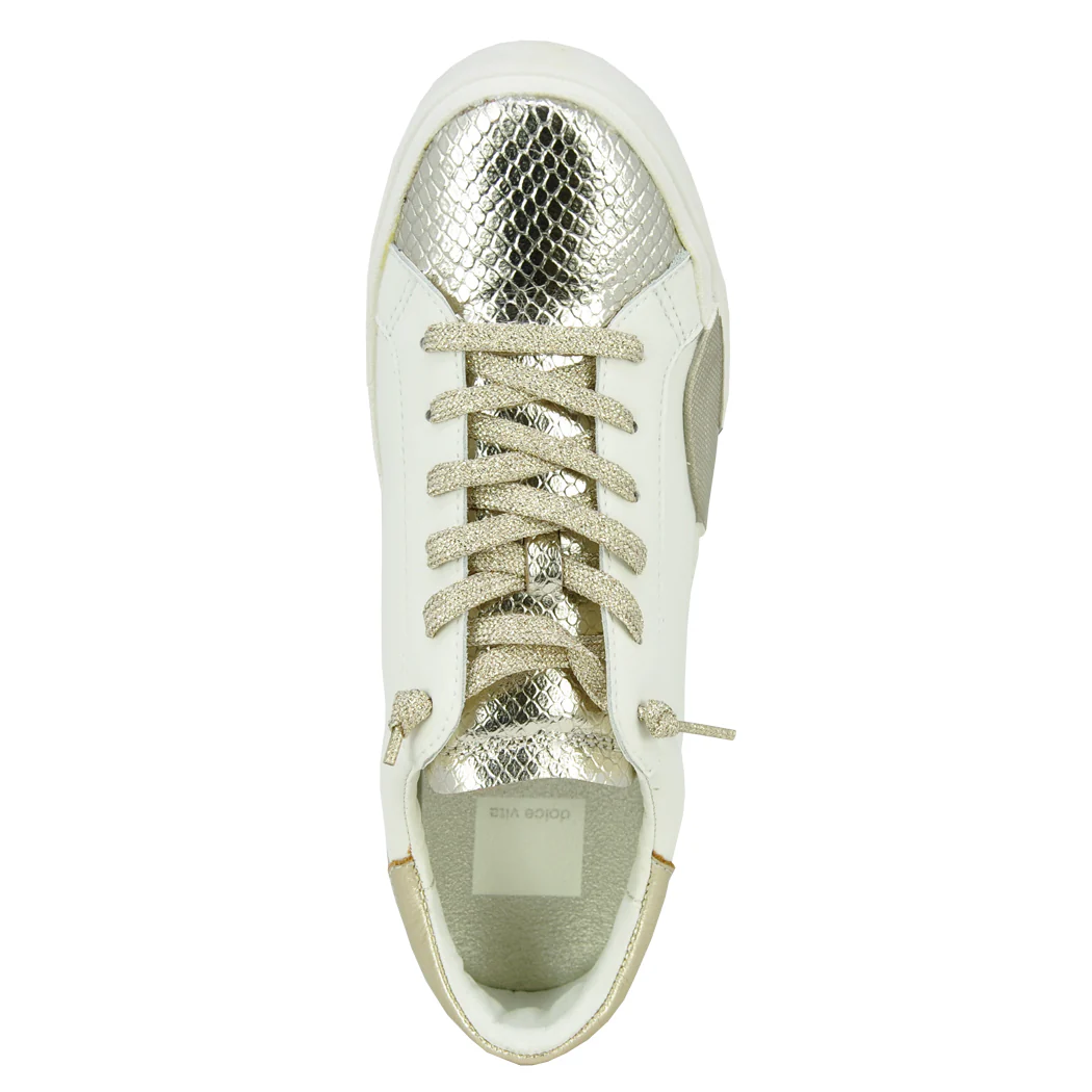 Zina Leather Tie Sneaker - Image 3