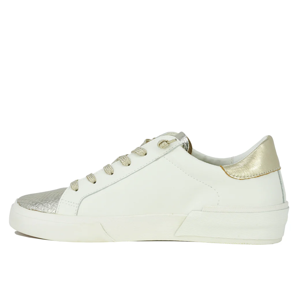 Zina Leather Tie Sneaker - Image 4