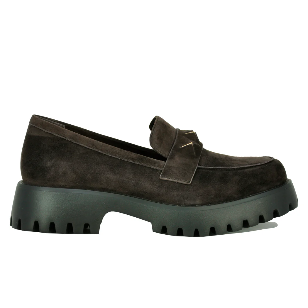 Zofie Suede Stud Loafer - Image 3