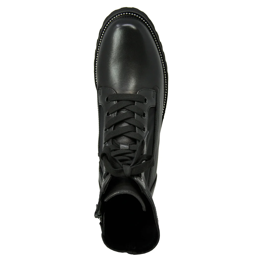 Zorya Leather Tie Stretch Boot - Image 3
