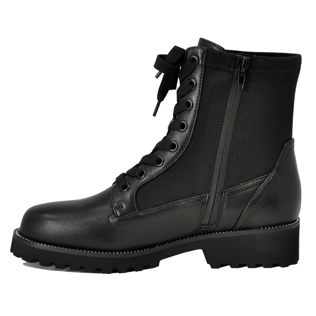 Zorya Leather Tie Stretch Boot - Image 4