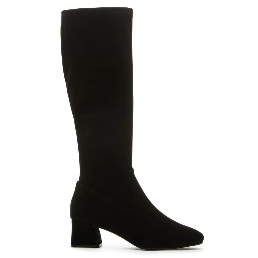 Zovy Suede Tall Heel Boot - Image 2