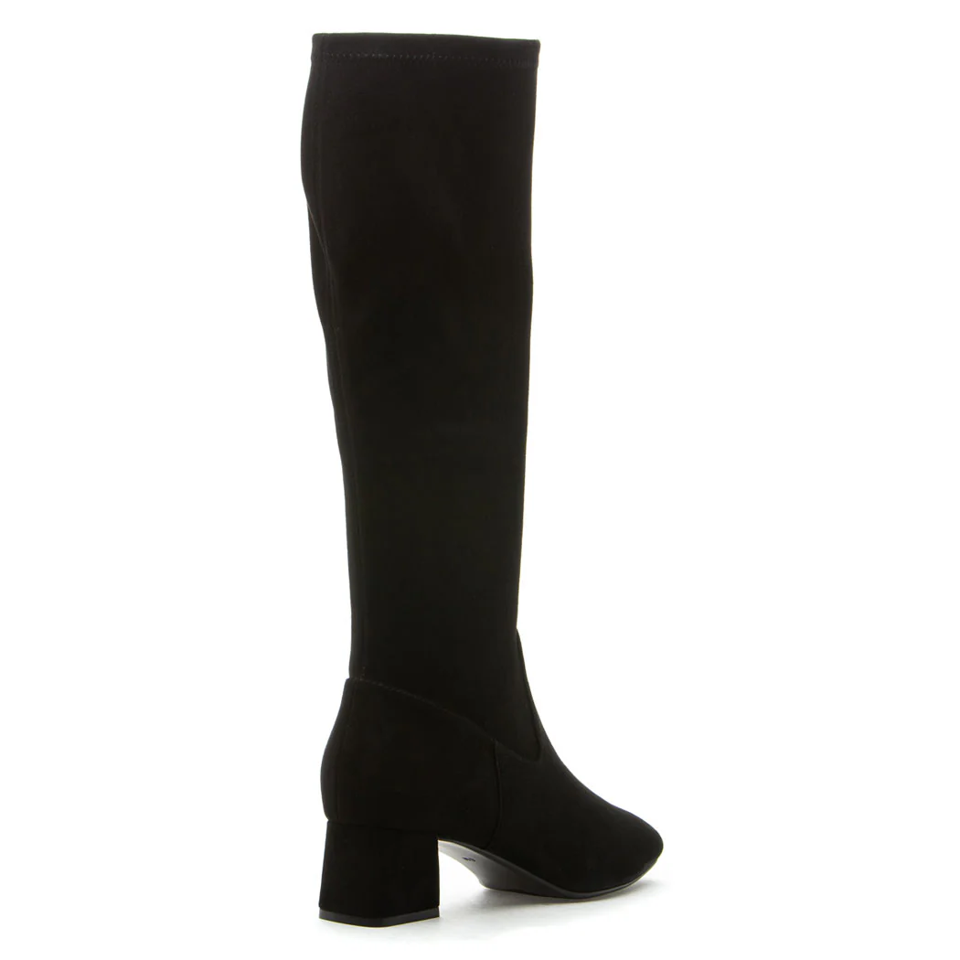 Zovy Suede Tall Heel Boot - Image 3