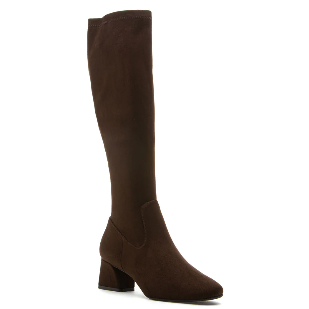 Zovy Suede Tall Heel Boot