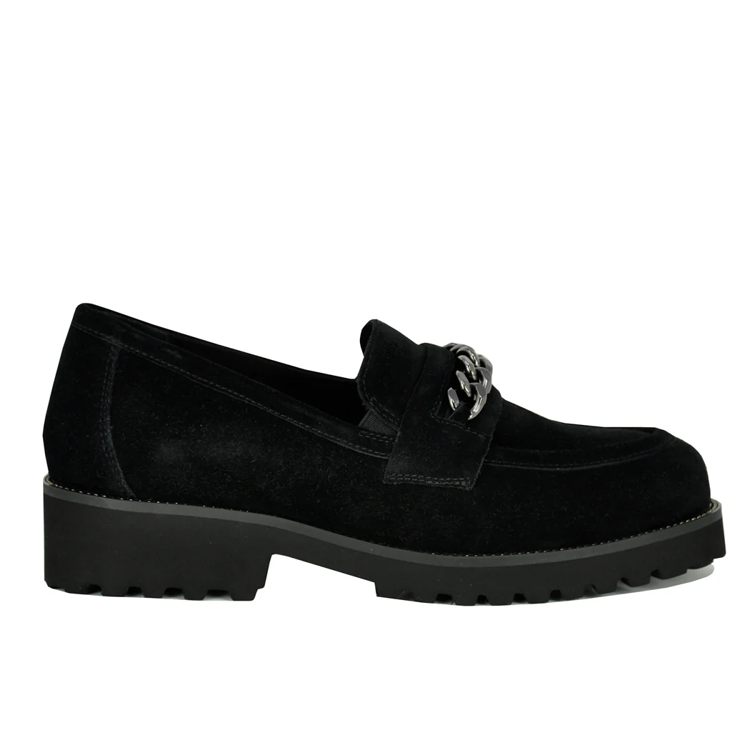 Zoxfo Suede Chain Loafer - Image 2