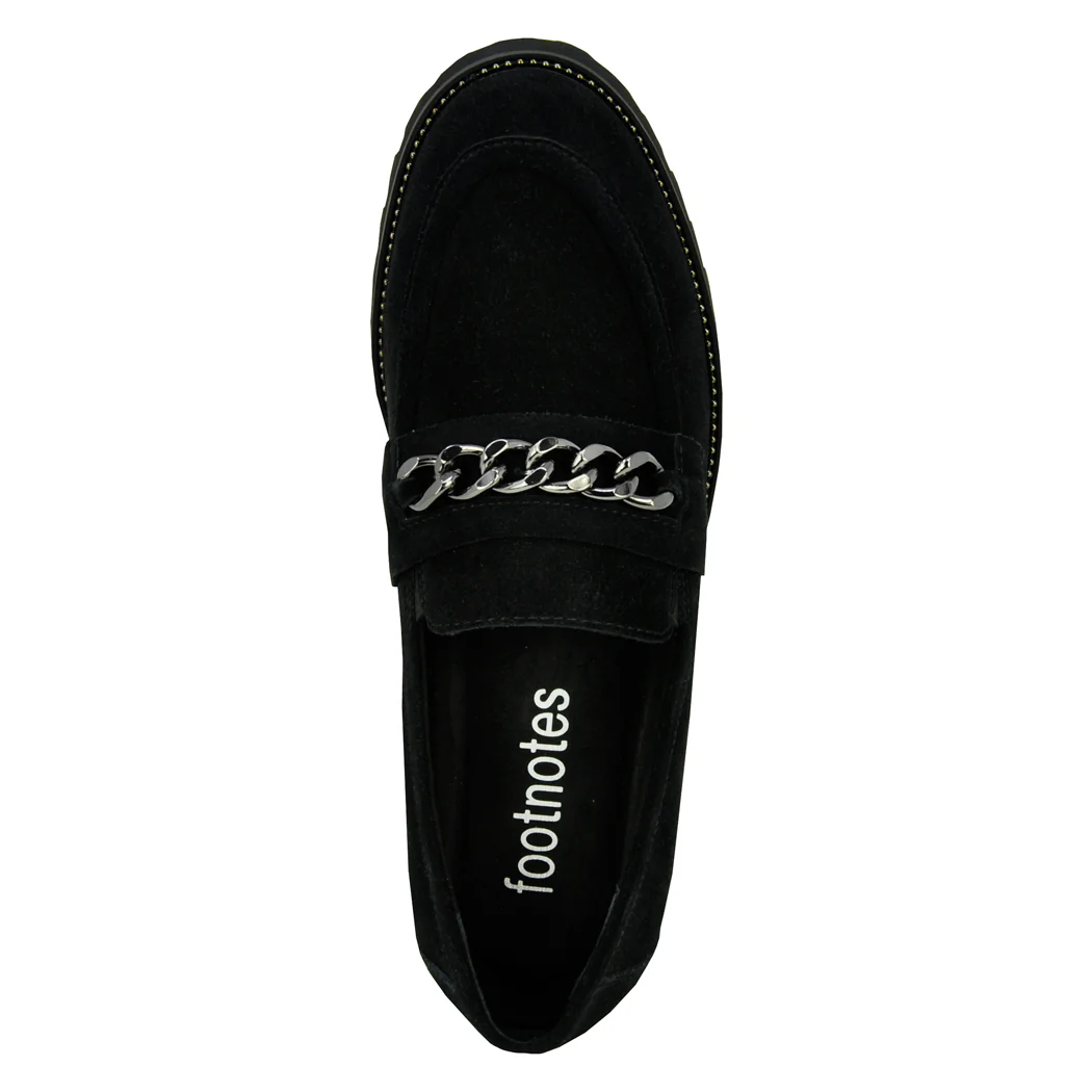 Zoxfo Suede Chain Loafer - Image 3